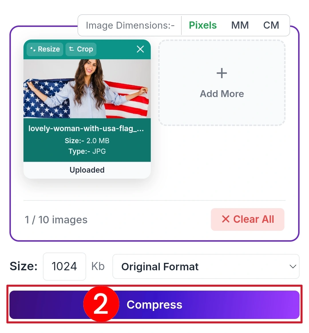 image to 1mb online free compressor