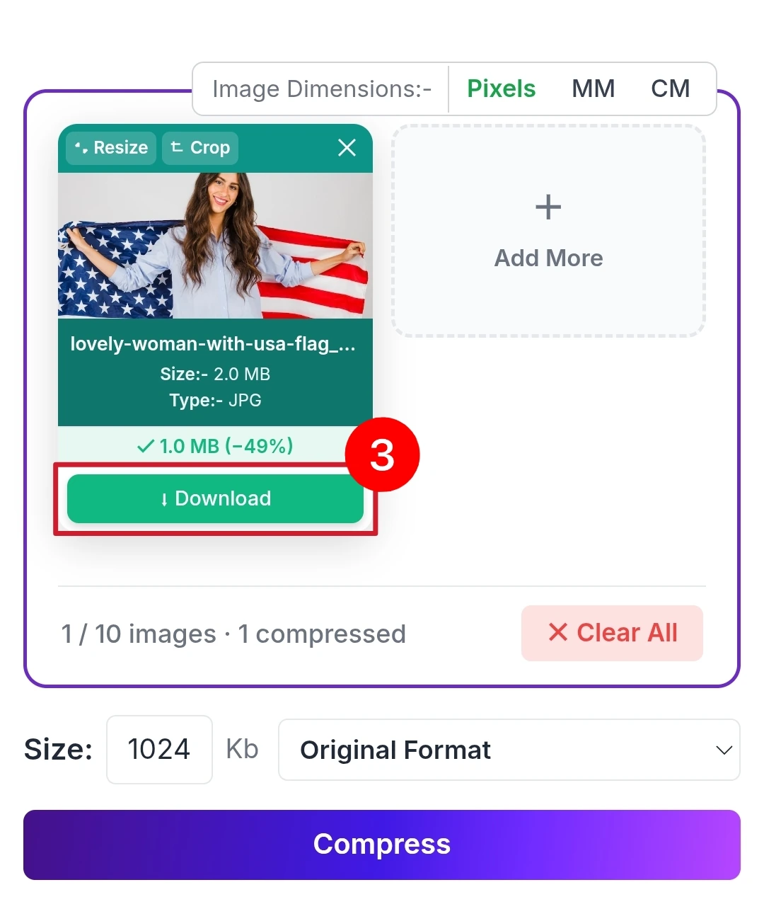 image to 1mb online free compressor