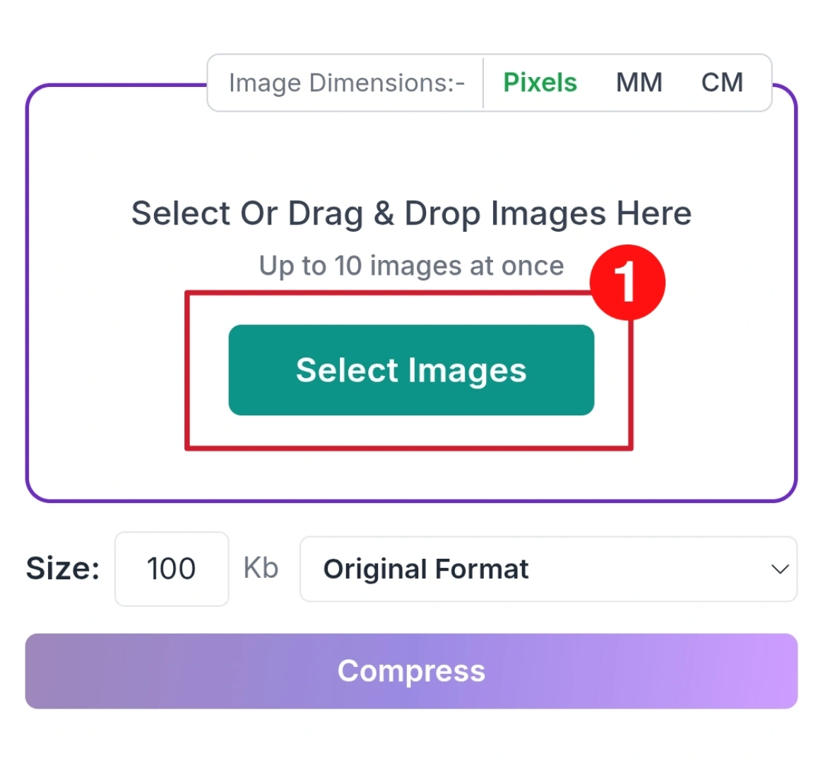 image to 100kb online free compressor