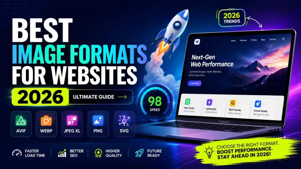 best image formats for websites 2026